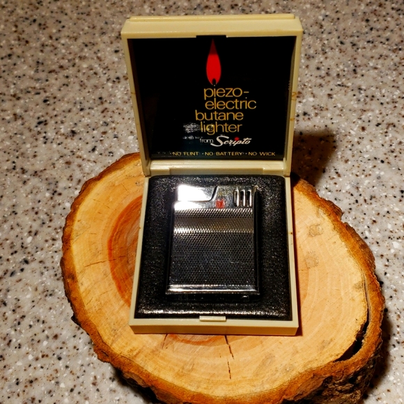 Scripto Piezo Electric Butane Lighter - Picture 1 of 10
